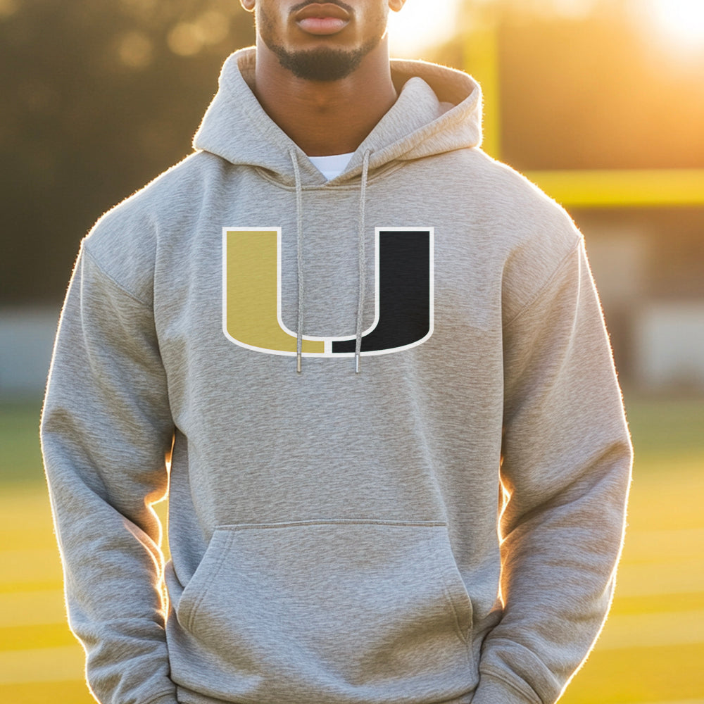 SALE-"U" Hoodie, Gray