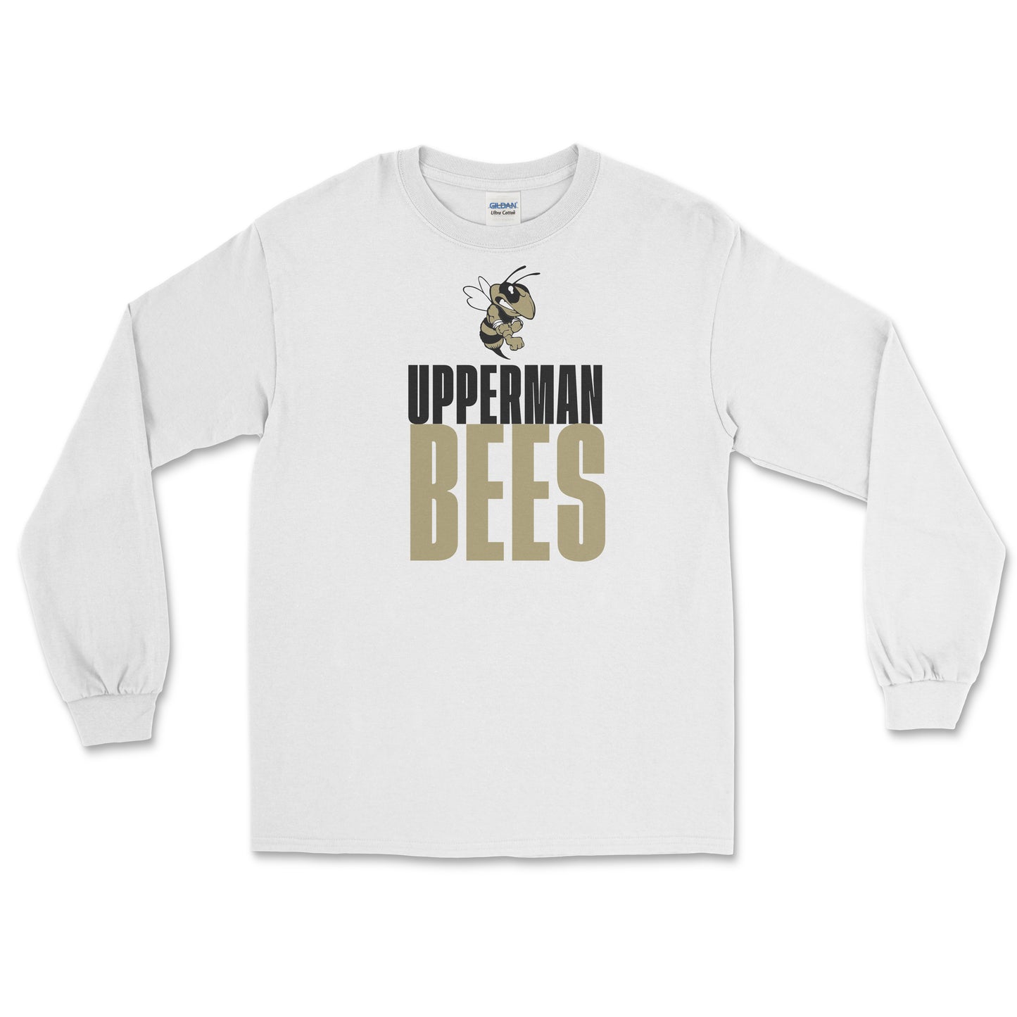 Upperman Bees Tee, White