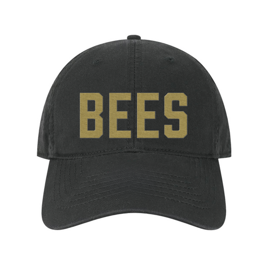 "BEES" Dad Hat, Black