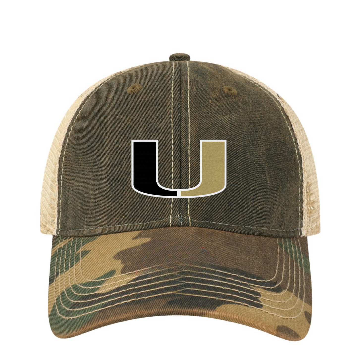 Power "U" Trucker Hat, Camo