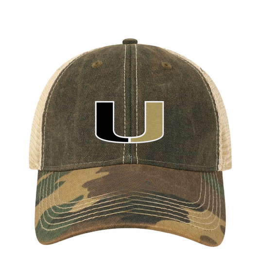 Power "U" Trucker Hat, Camo