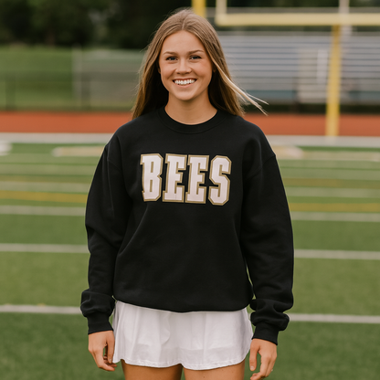 BEES Crewneck Sweatshirt, Black