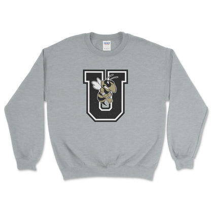 U Crewneck Sweatshirt, Gray