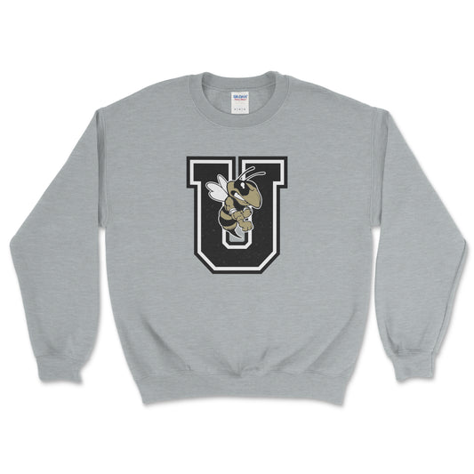U Crewneck Sweatshirt, Gray